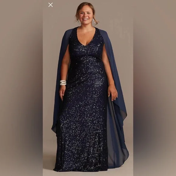 David's bridal hotsell sequin dress